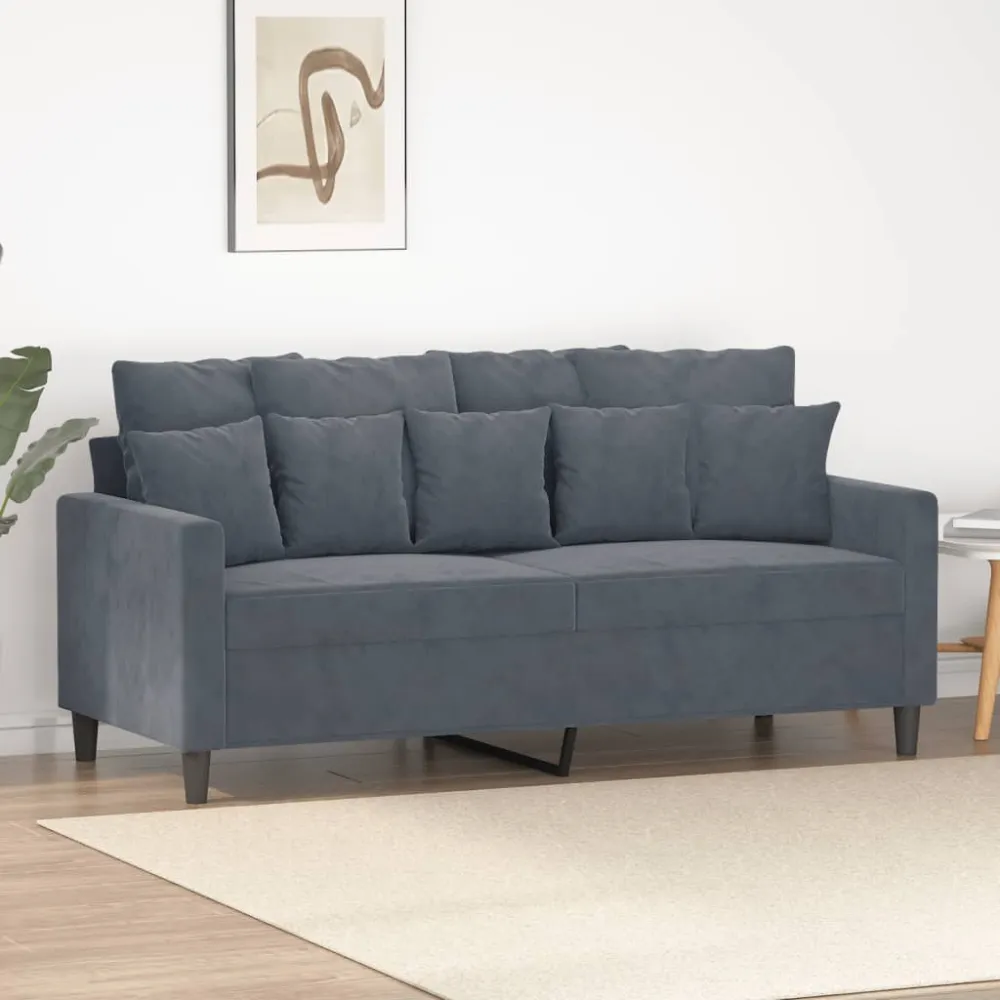 2-Personers Sofa Fløjl (TSO-C126b) 60