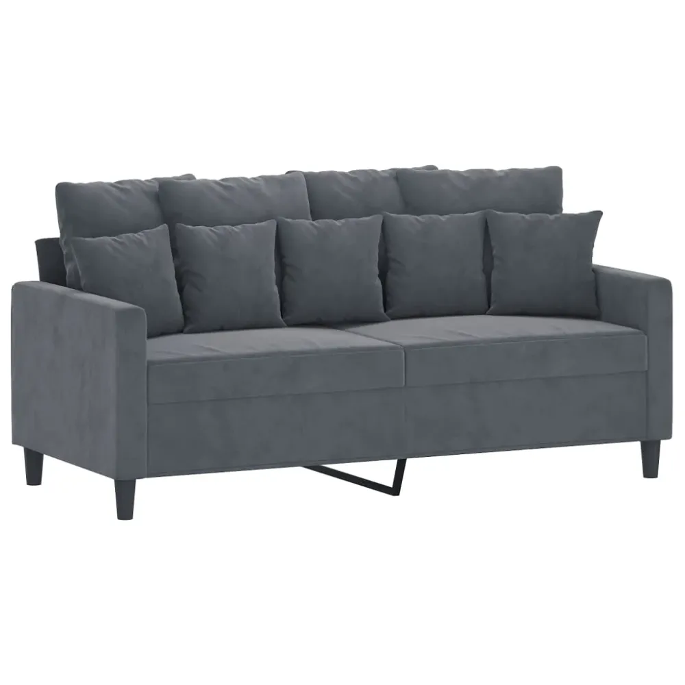 2-Personers Sofa Fløjl (TSO-C126b) 60