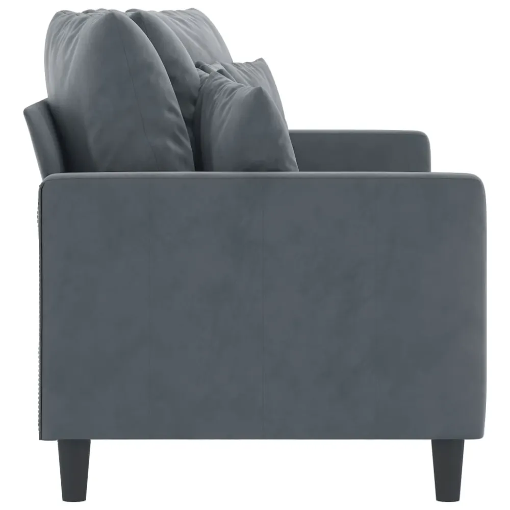 2-Personers Sofa Fløjl (TSO-C126b) 60
