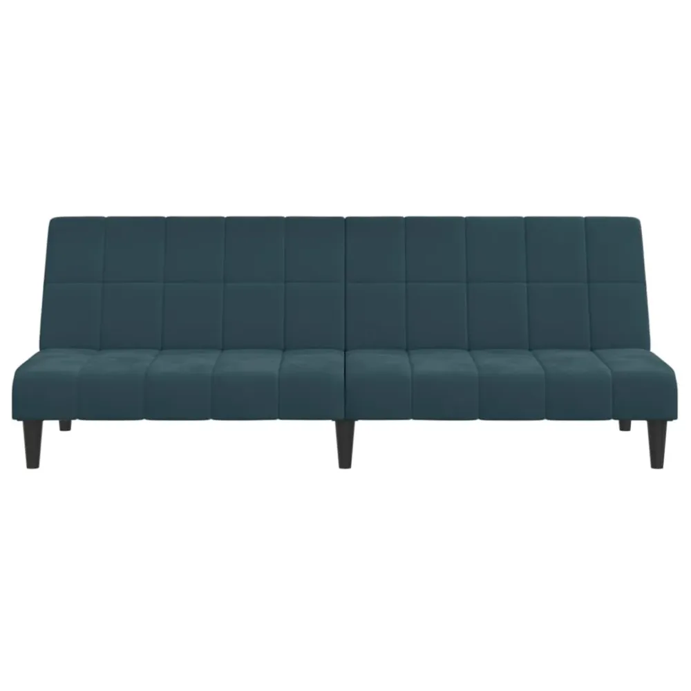 2-Personers Sovesofa Fløjl from USA Blaa