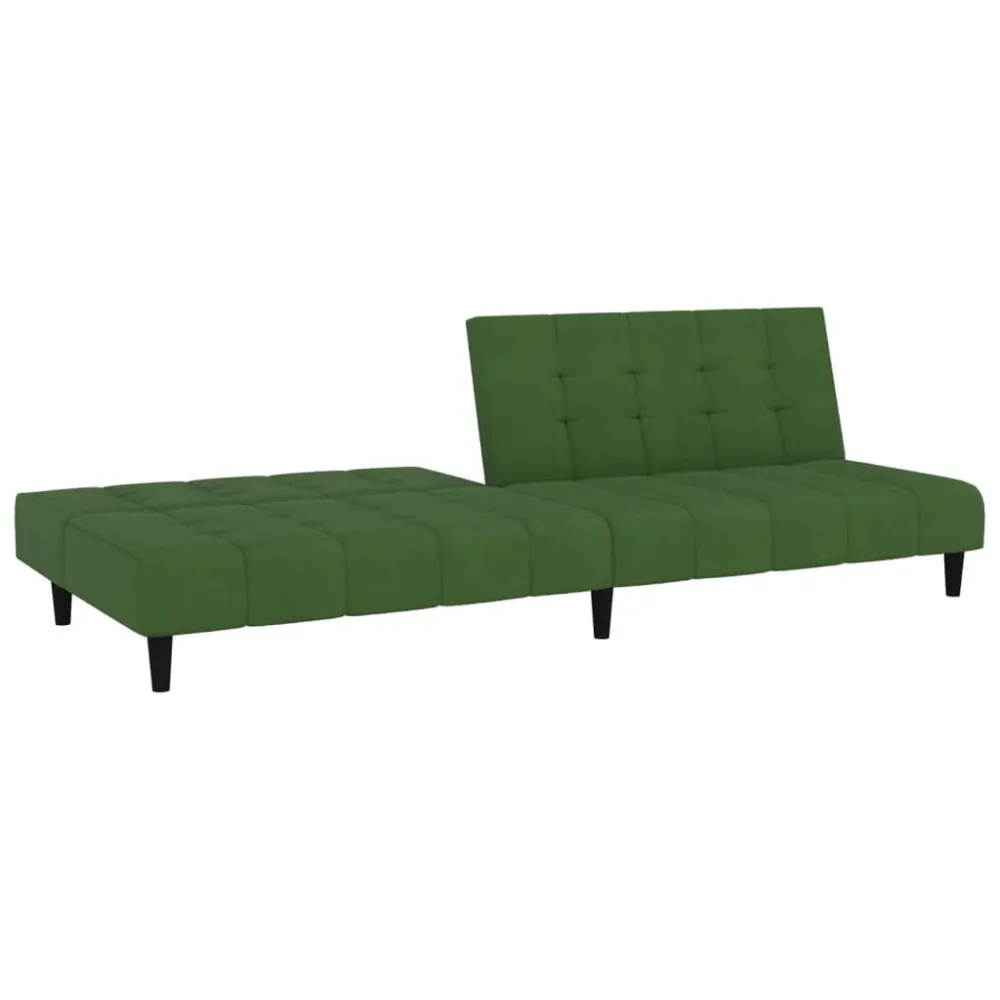 2-Personers Sovesofa Fløjl General Aviation Blaa