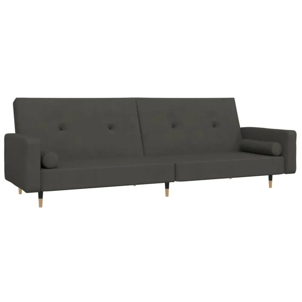 2-Personers Sovesofa Med 2 Puder Fløjl - FAA Compliant Gul