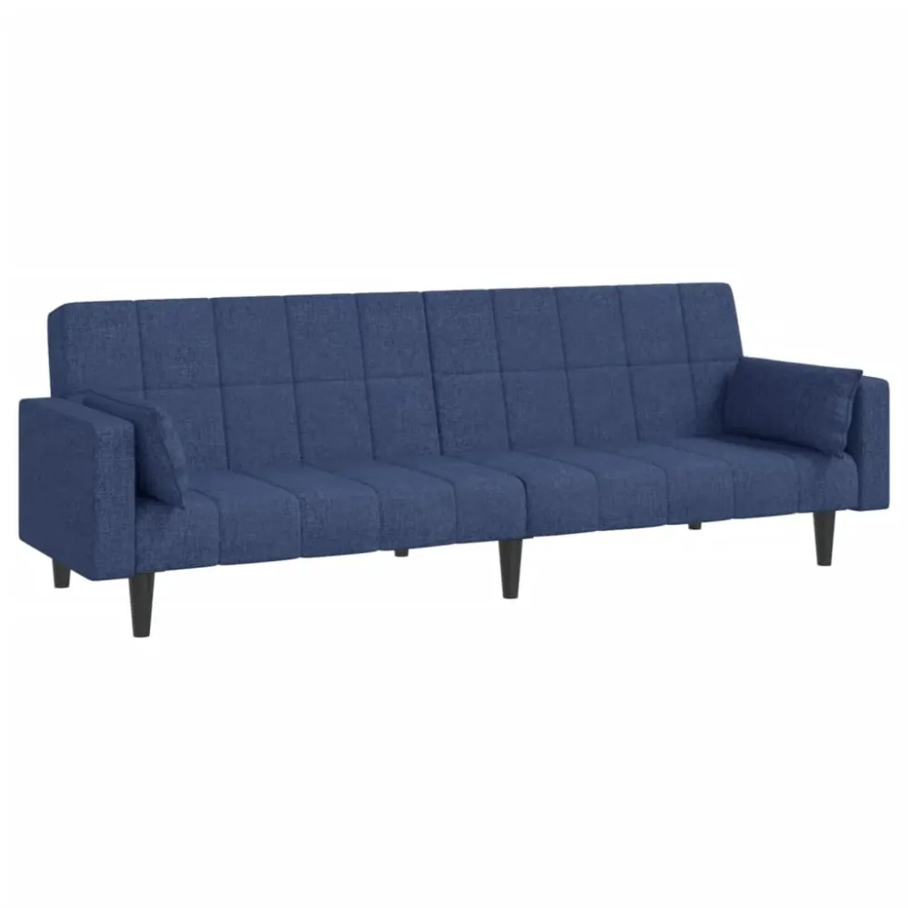 2-Personers Sovesofa Med 2 Puder Stof DO-160 Environmental Testing Sort