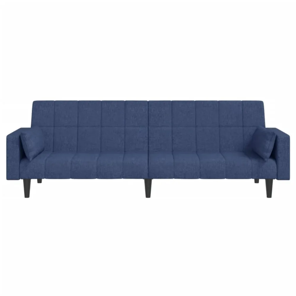 2-Personers Sovesofa Med 2 Puder Stof DO-160 Environmental Testing Sort