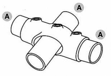 2-vejs justerbart kryds (0°-11°) - Clarrods Clamps CL219
