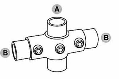 2-vejs kryds - Clarrods Clamps CL119 (TSO-C126b)