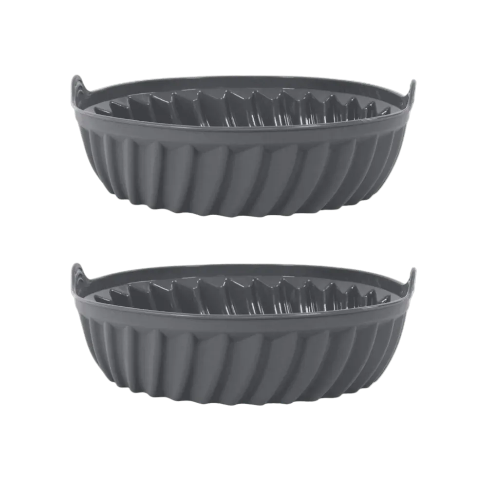 Airfryer Silikoneform, rund Ø22cm - 2 stk
