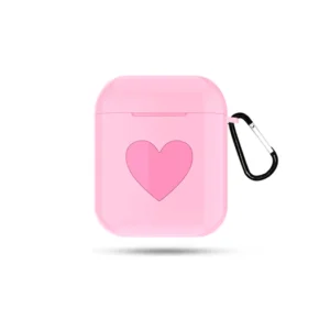 AirPods (1/2) | Heartbeat Opbevaringstaske Etui - Lyserød
