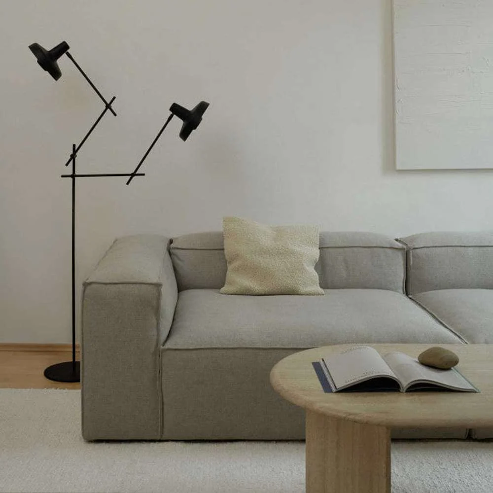Arigato paired gulvlampe sort Gulvlampe