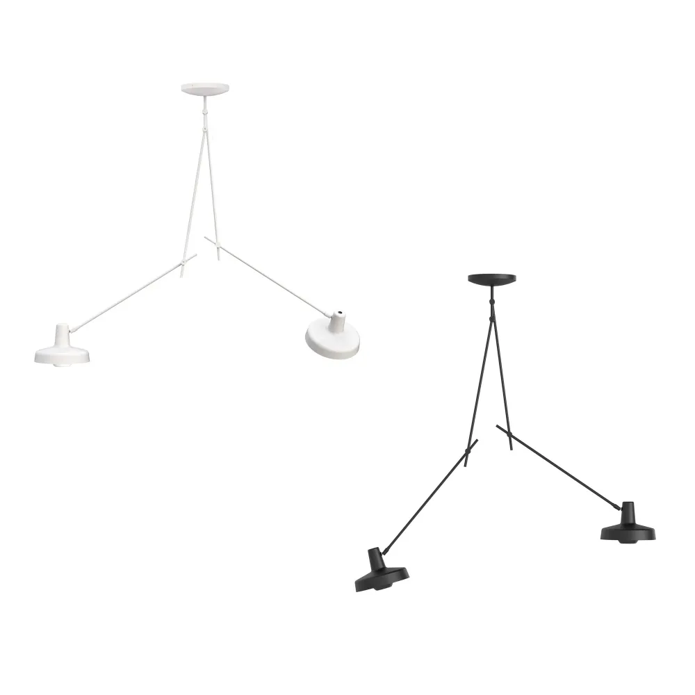 Arigato 2 Strukket loftlampe fra Grupa Products Hvid