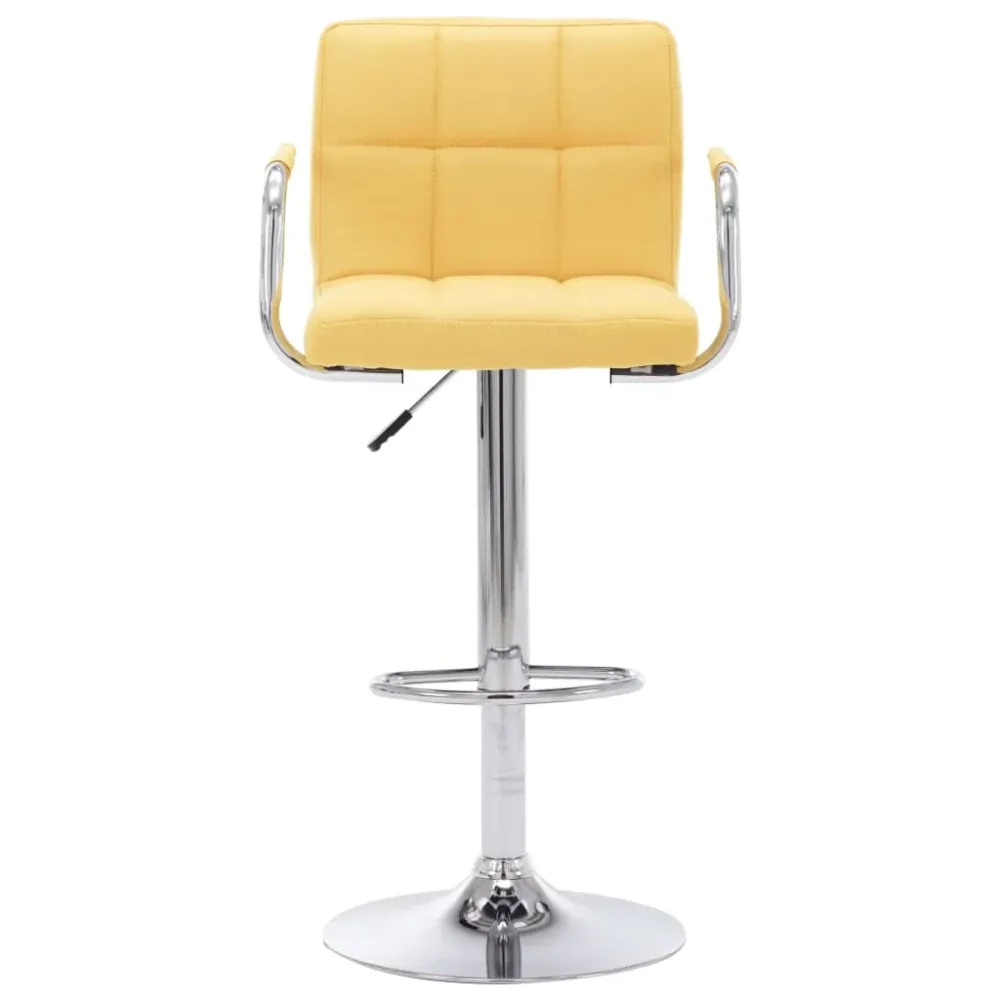 barstole 2 stk. stof lemon