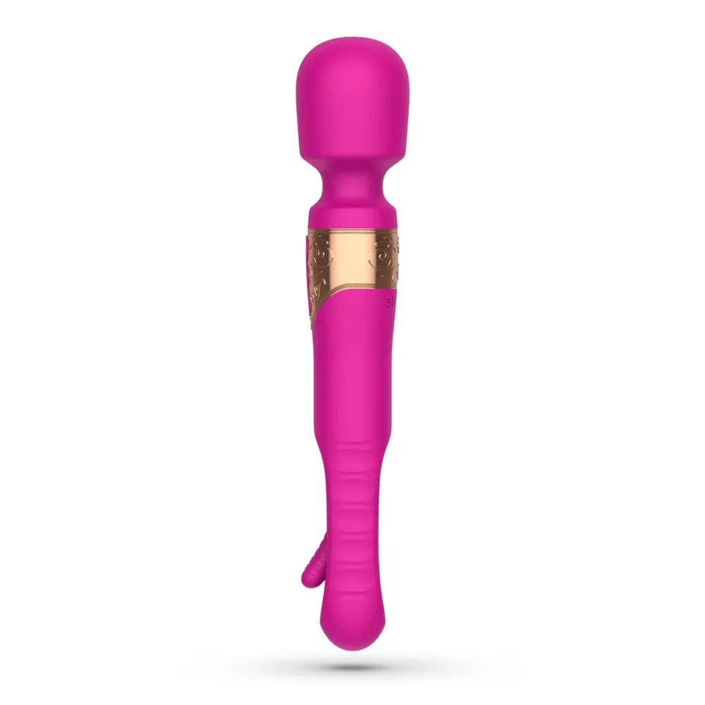 Big Ben - Masajeador de Doble Varita con Parpadeo - Rosa
