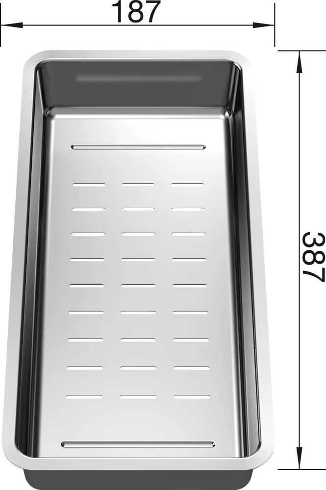 BLANCO Skylleskål rustfrit metal DIVON II