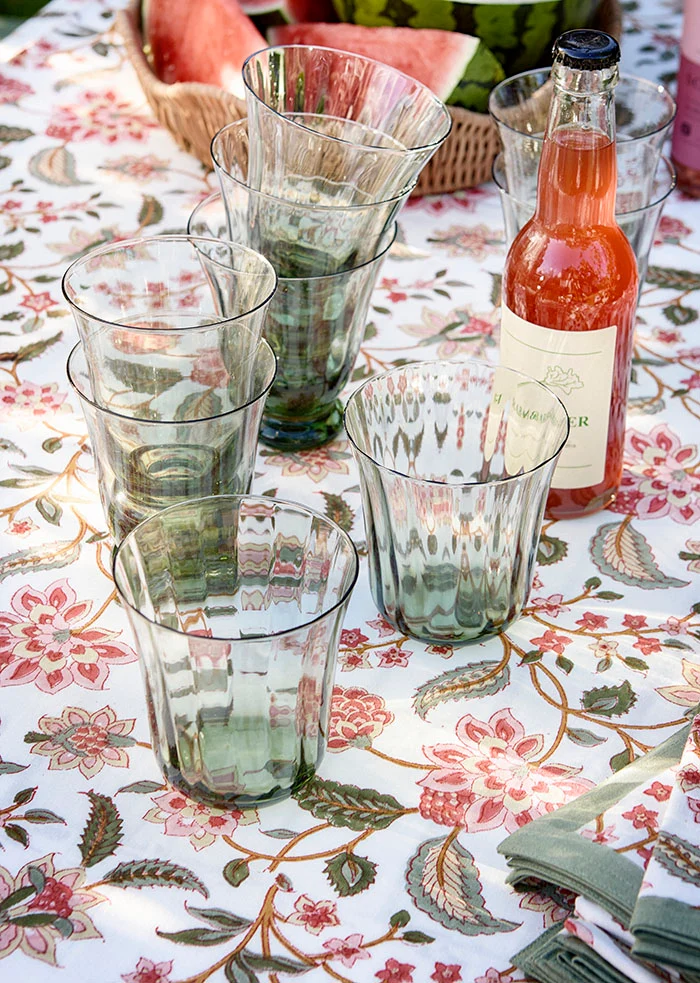 Bungalow Trellis Glas 2stk - Sage