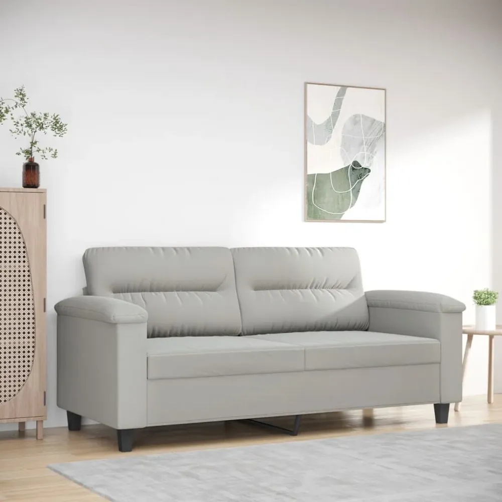 Certified Aviation Grade 2-Personers Sofa Mikrofiberstof 60
