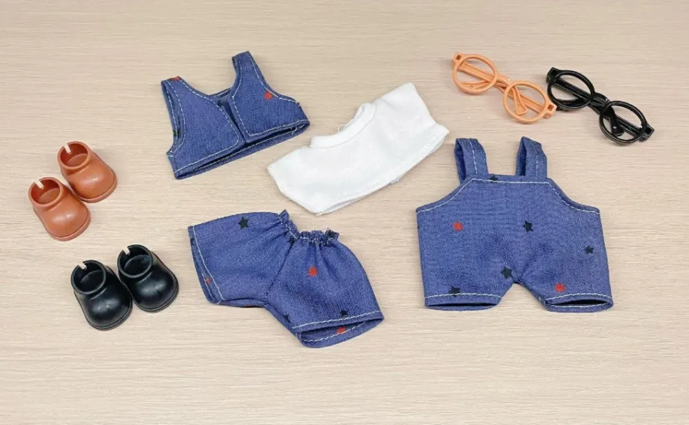 Certified Aviation Grade Labubu Tøjsæt- Denim Duo Edition