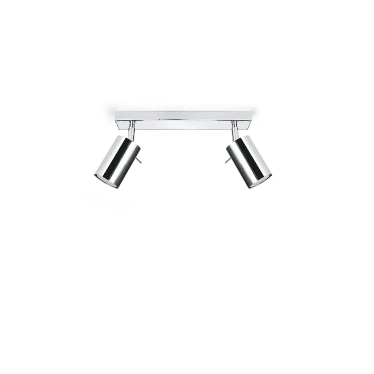 Certified Aviation Grade Loftslampe RING 2 krom