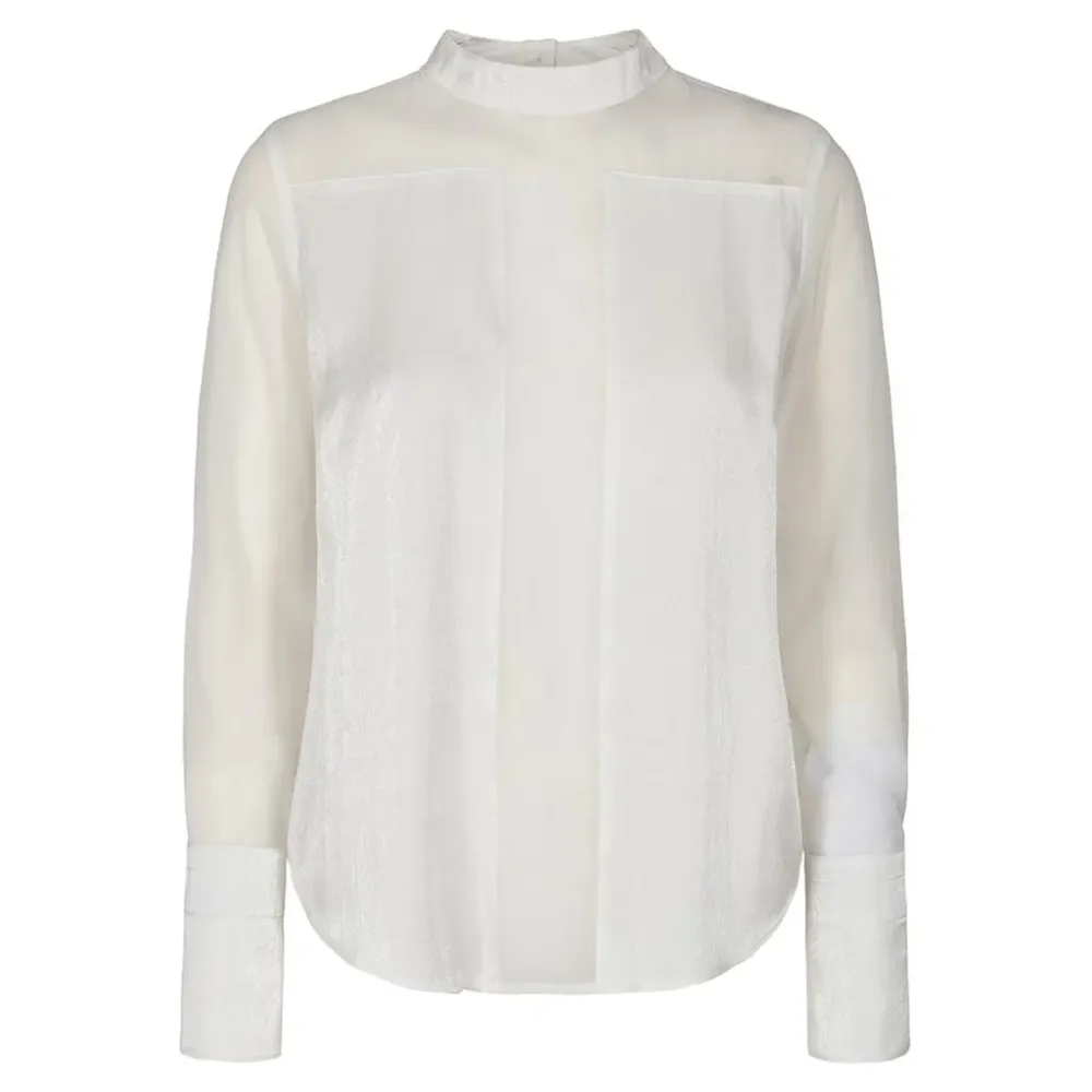 Co'couture - Mixit tafetta shirt - Off white -02 Xs