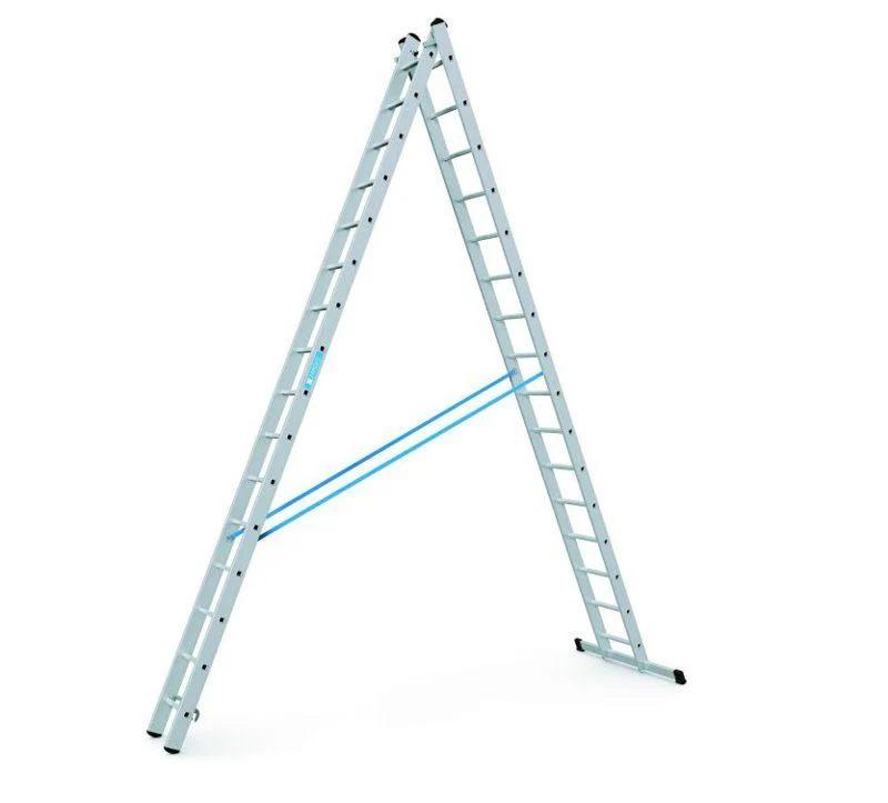 2 delt kombi stige prof - 2 x 16 trin - 8310H mm - Zarges