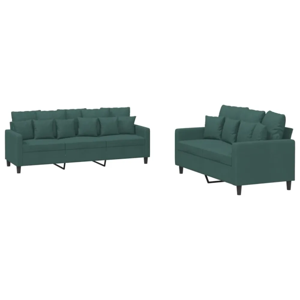 Digitalt Lydpanel Sofasæt 2 Dele Velour Gul