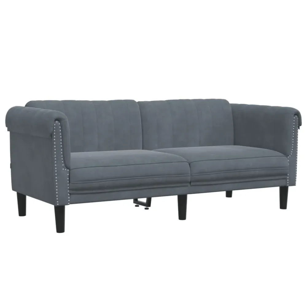 Digitalt Lydpanel Sofasæt 2 Dele Velour Sort
