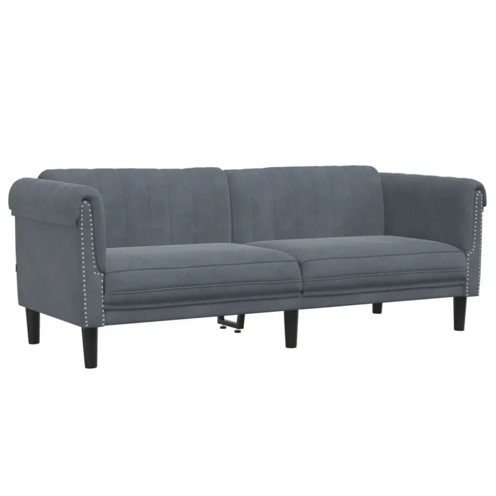 Digitalt Lydpanel Sofasæt 2 Dele Velour Sort