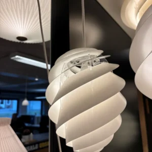Digitalt Lydpanel Swirl 2 alabast lille pendel - DEMO