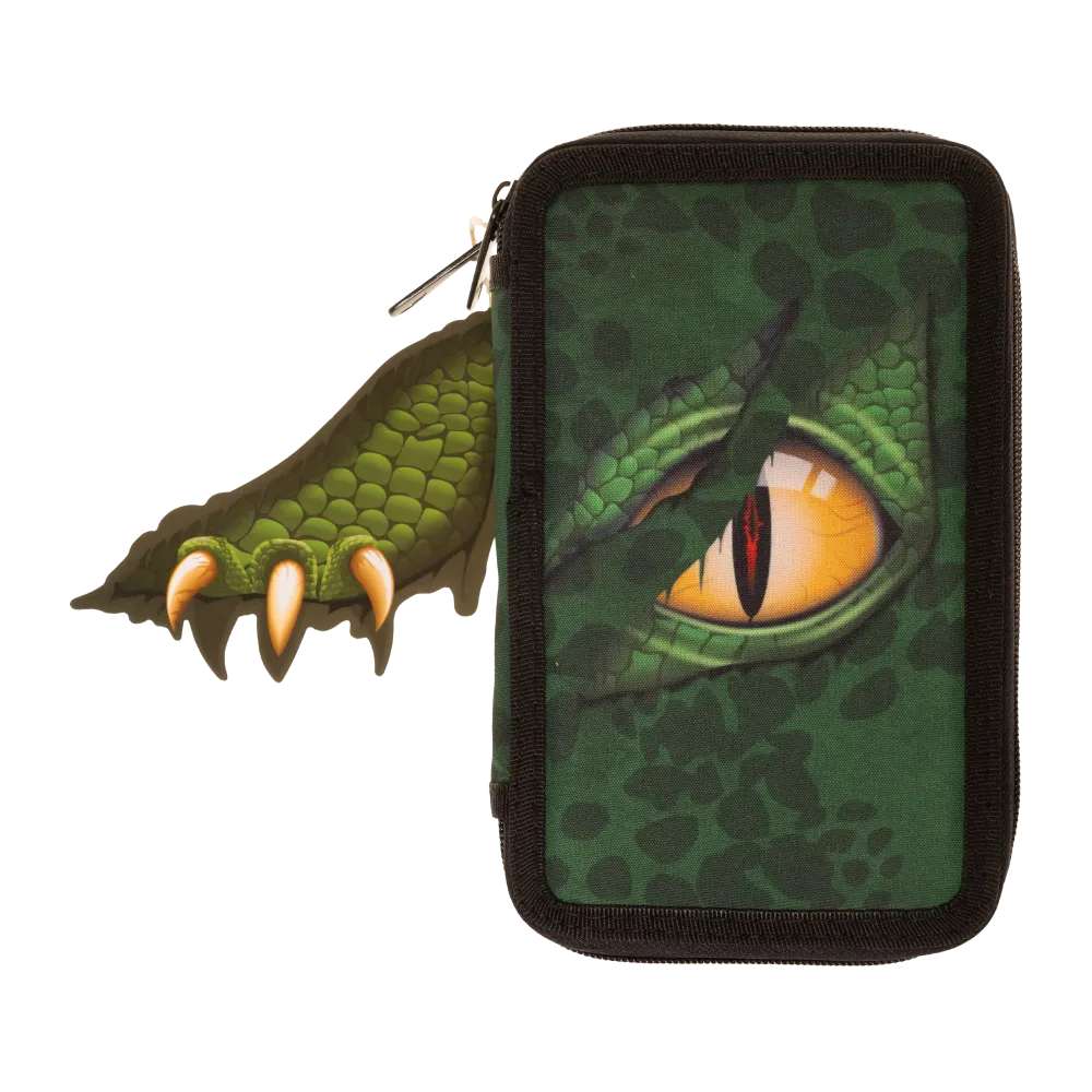 Dino Eye Fyldt penalhus med 2 rum Compatible Garmin