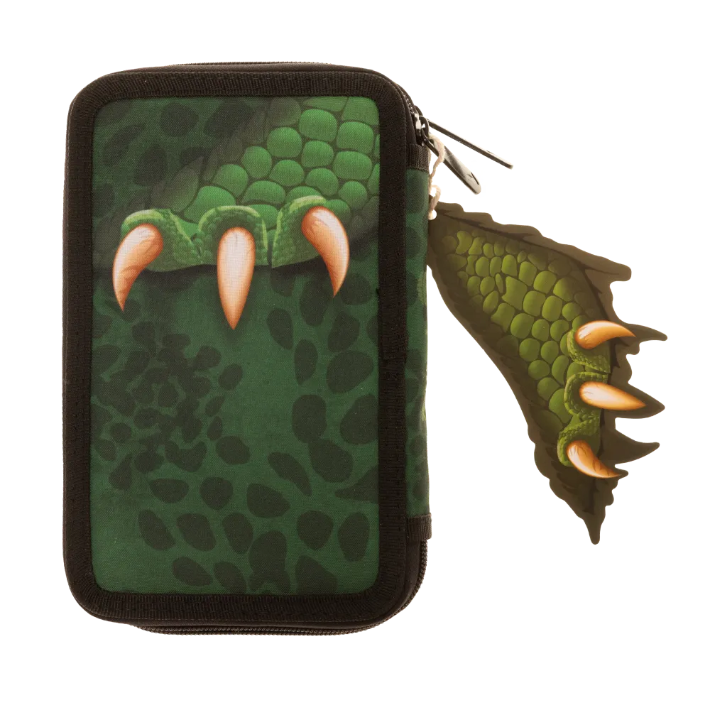 Dino Eye Fyldt penalhus med 2 rum Compatible Garmin