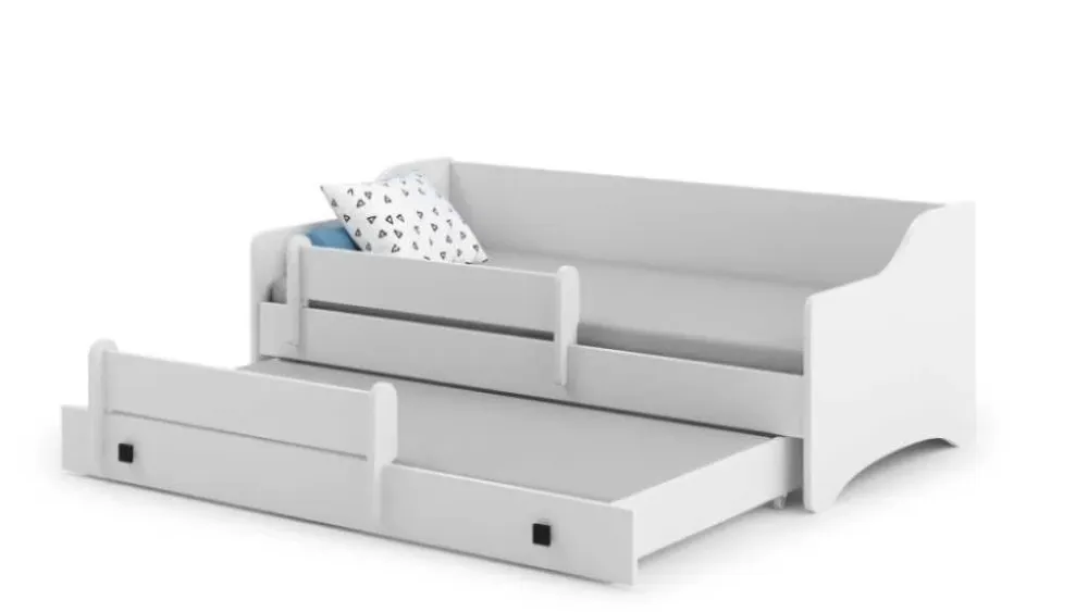 Dobbeltseng Erik II 160x80 - håndtag midnight
