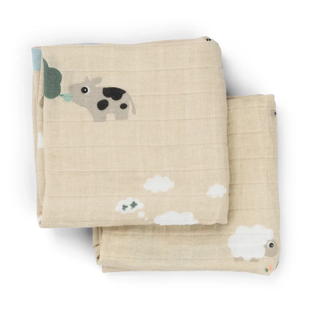 Done Deer Stofbleer, 2 stk. - Mini Farm Sand