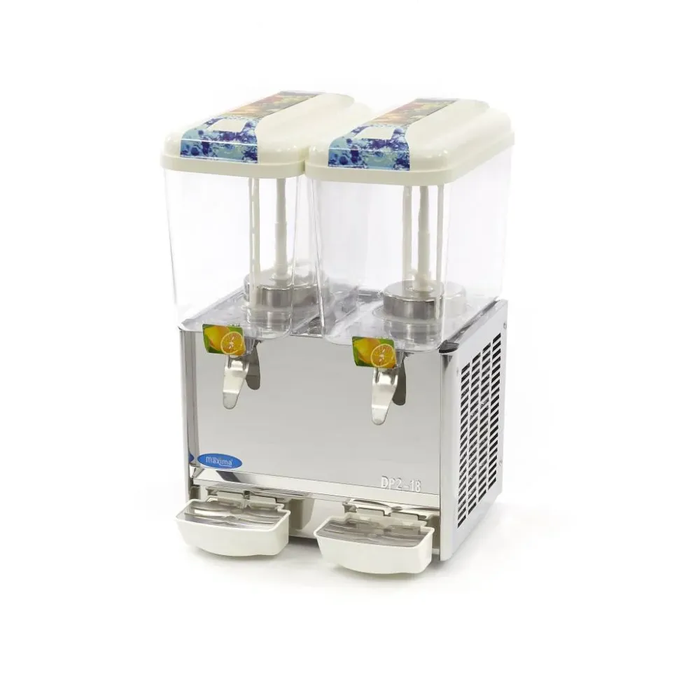 Drikkevaredispenser - 2 x 18L - Elektrisk - inkl omrøringsmekanisme from USA