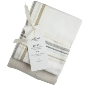 Eco-friendly Company - viskestykker - 2 stk - earth check & sand