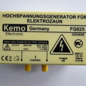 Elektrisk hegn compact strømgiver Kemo FG025