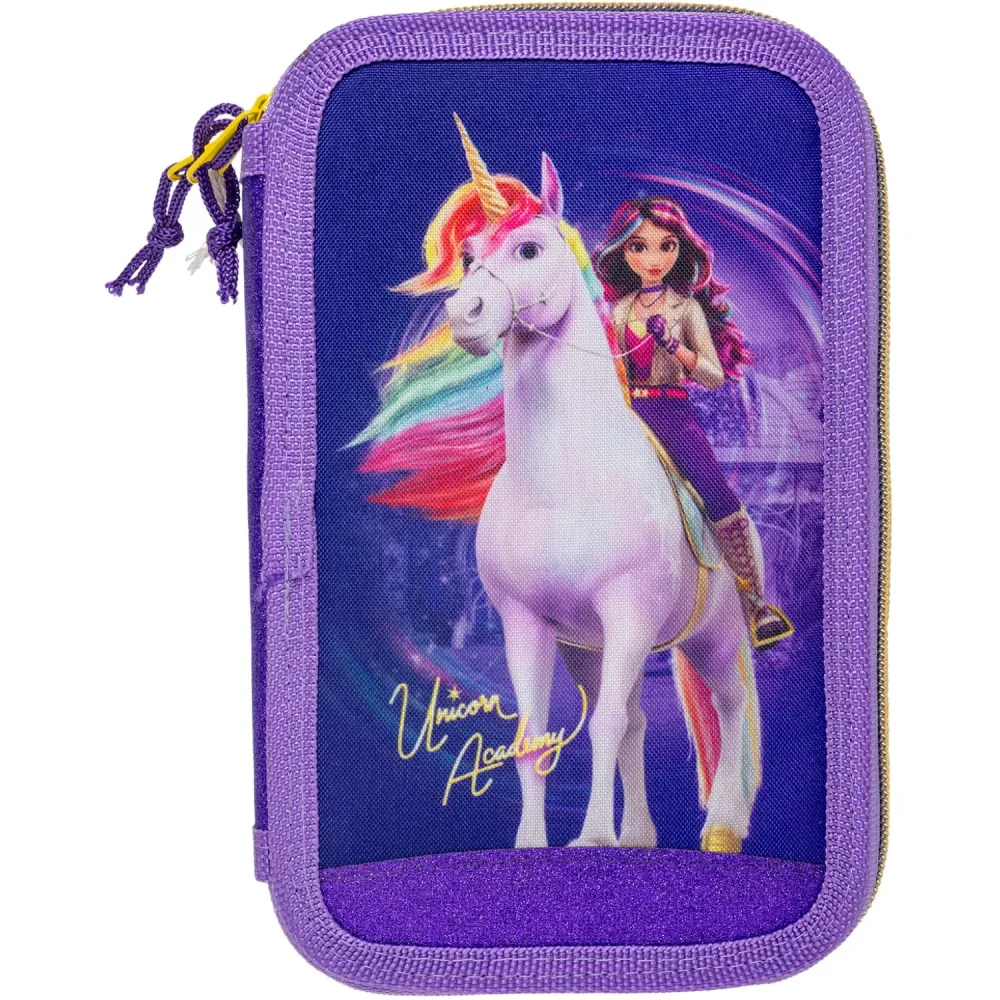 Euromic Unicorn Academy Fyldt Twofold Penalhus | WAAS | Bluetooth