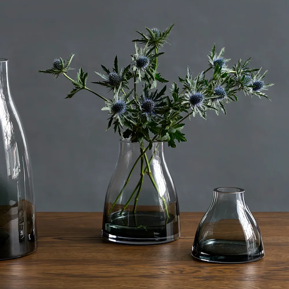 Flower Vase no. 2 - Smoked grey