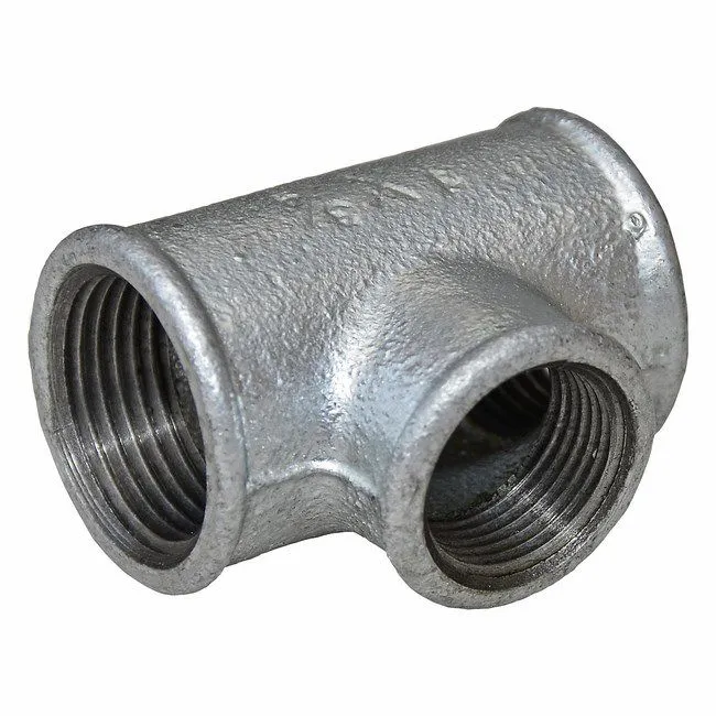2" galvaniseret gevindfittings T-stykke 3-Year Warranty