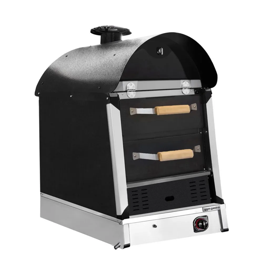 Gas Kumpir kartoffelovn - med 2 skuffer Aviation Gray