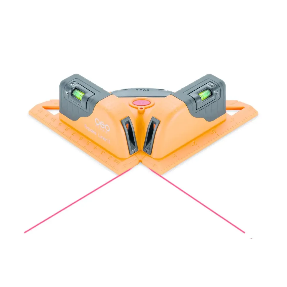 geo-FENNEL Streglaser Square Liner II vinkellaser Aviation Gray