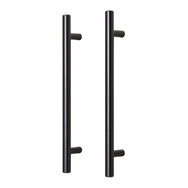GoodHome Annatto møbelgreb reling 220 mm onyx stål, 2 stk.