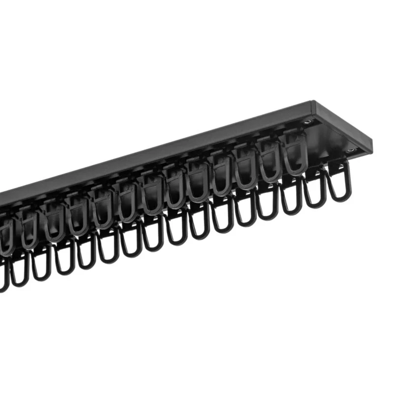 GoodHome Thira 2-spors loftskinne i mat-sort 160 cm