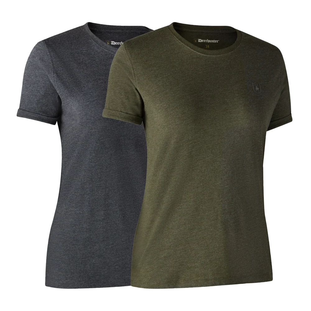 Handheld Transceiver Deerhunter Ladies Basis 2-pak T-shirt 36