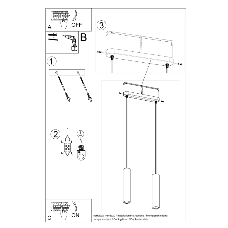 Handheld Transceiver Pendellampe LUVO 2