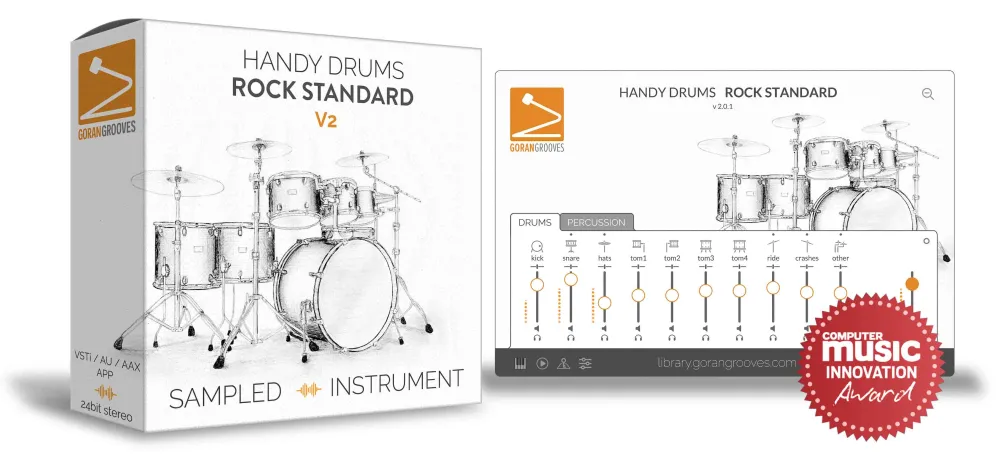 Handy Drums- ROCK CONVENTIONAL V2