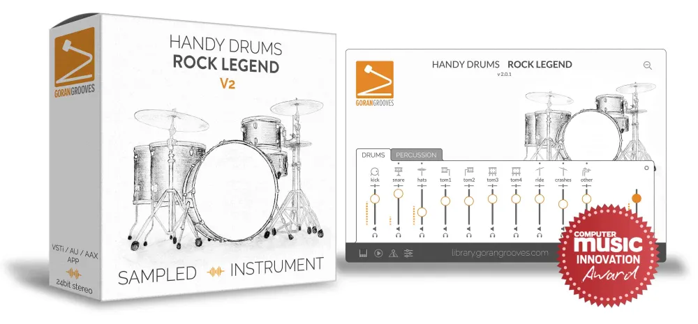 Handy Drums- ROCK LEGEND V2