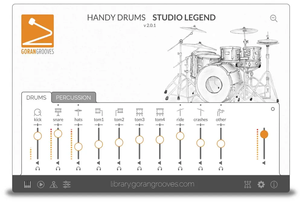 Handy Drums- STUDIO LEGEND V2