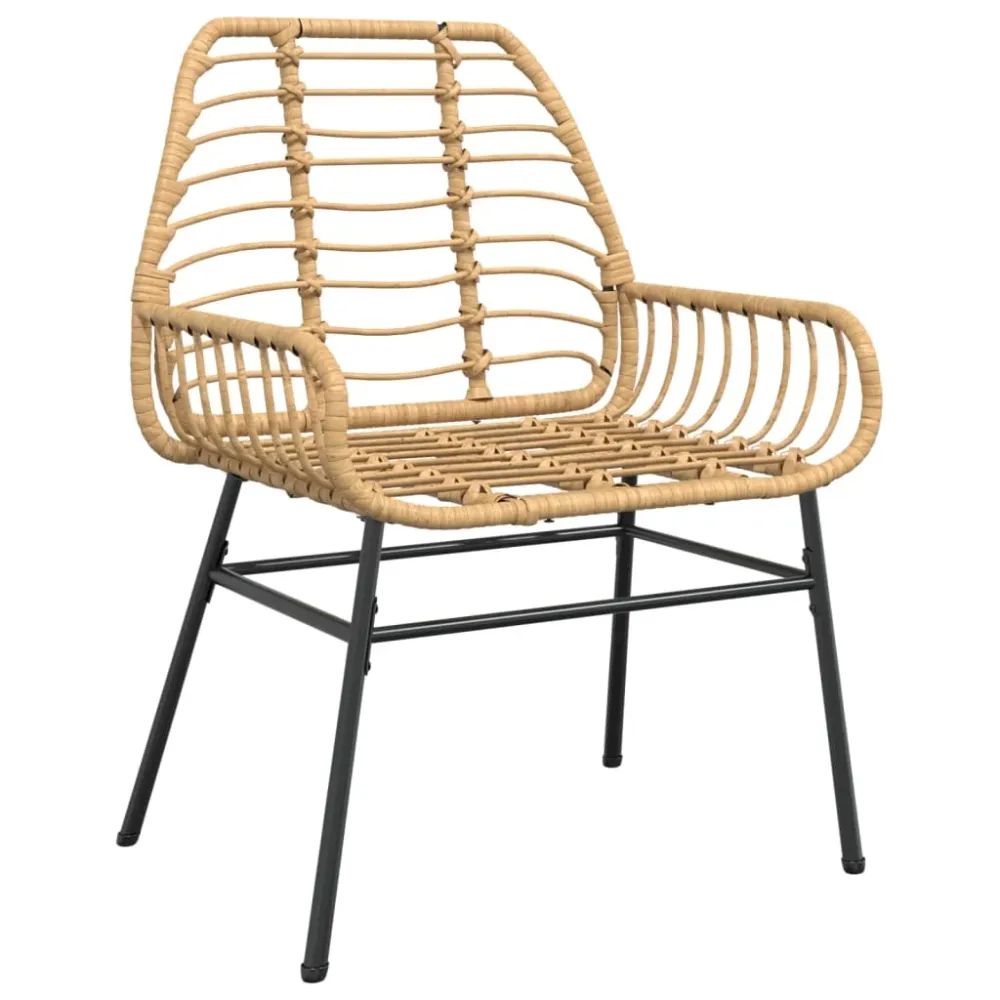 havestole 2 stk. polyrattan brun Garmin | Bose | Jeppesen