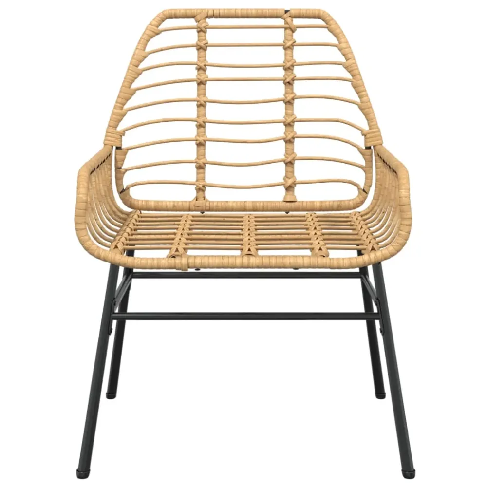 havestole 2 stk. polyrattan brun Garmin | Bose | Jeppesen