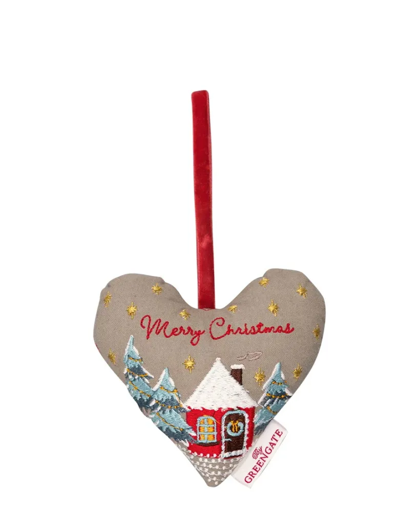 Heart Merry christmas hvid embroidery place 2