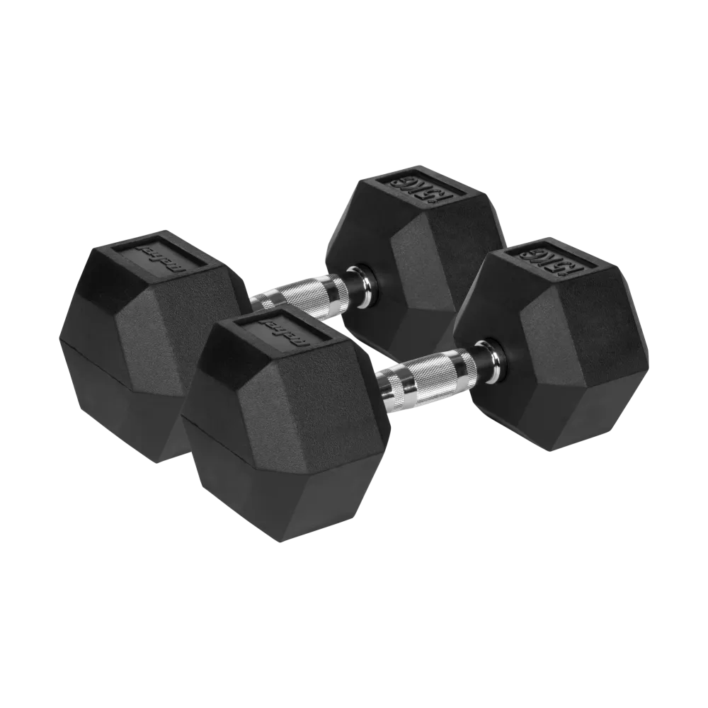 Hexagon Håndvægte 2x15 kg: Tpr Håndvægtssæt